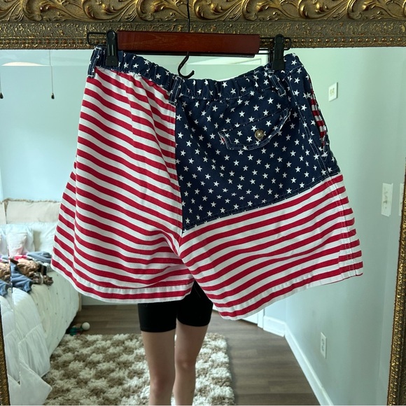 Chubbies American Flag red white and blue patriotic Shorts - Picture 3 of 4